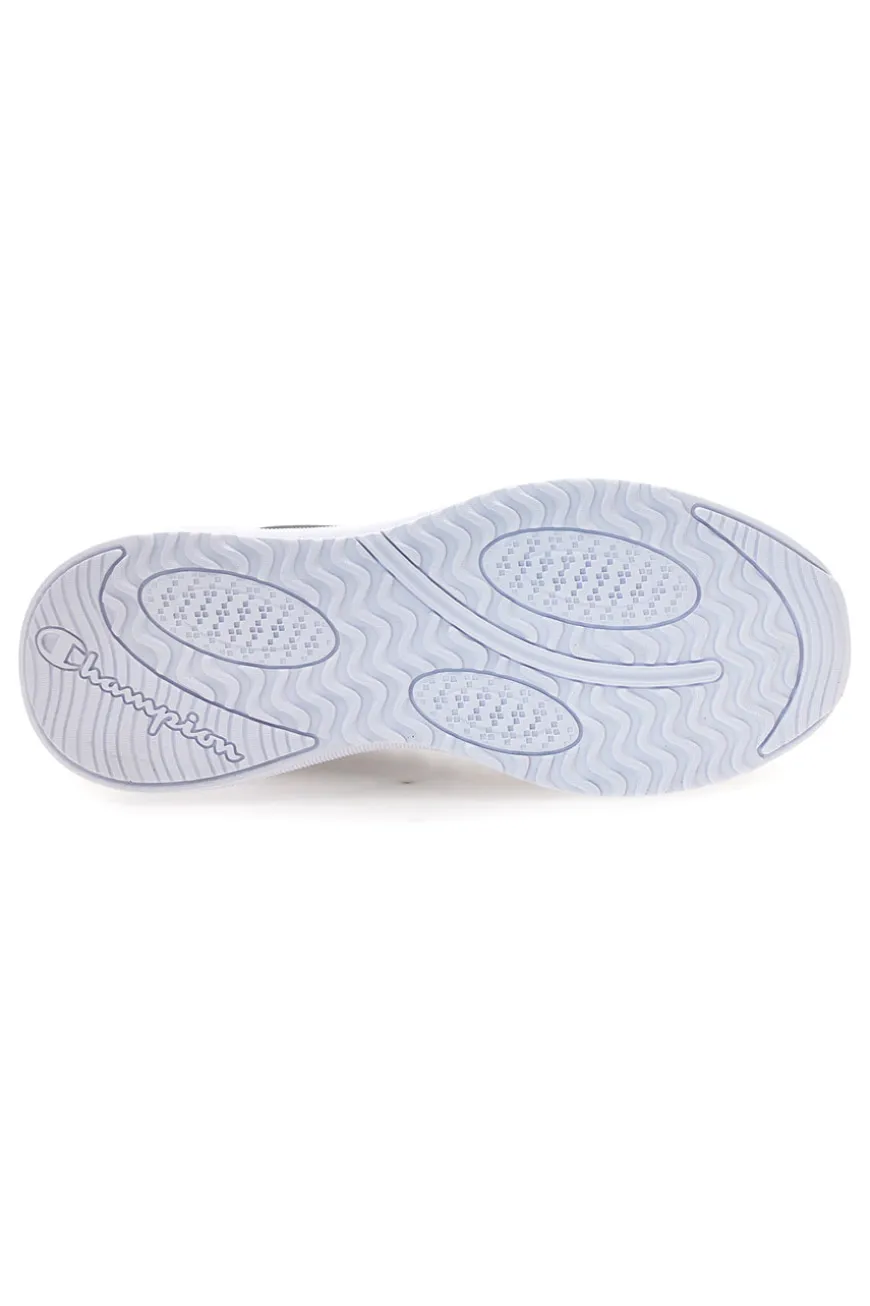 Dunkelgraue Sneaker mit Champion SYPHON SCRIPT 2.0-Grafikdruck