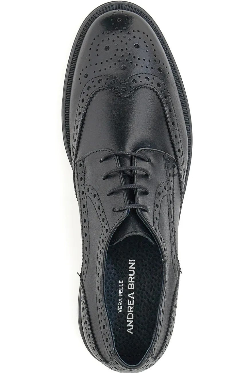 Elegante Schnürschuhe Andrea Bruni 11706 Schwarz