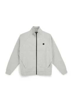 Felpa grigia con zip e collo alto Boardman Alpha pt-m-t-9072
