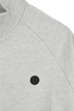 Felpa grigia con zip e collo alto Boardman Alpha pt-m-t-9072