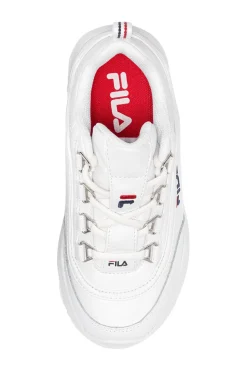 Fila STRADA Teens Chunky Sole White Sneakers