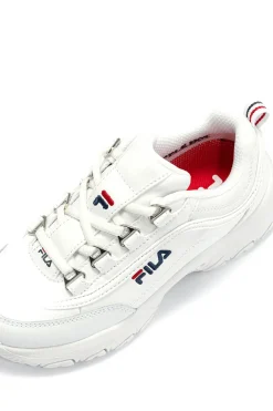 Fila STRADA Teens Chunky Sole White Sneakers
