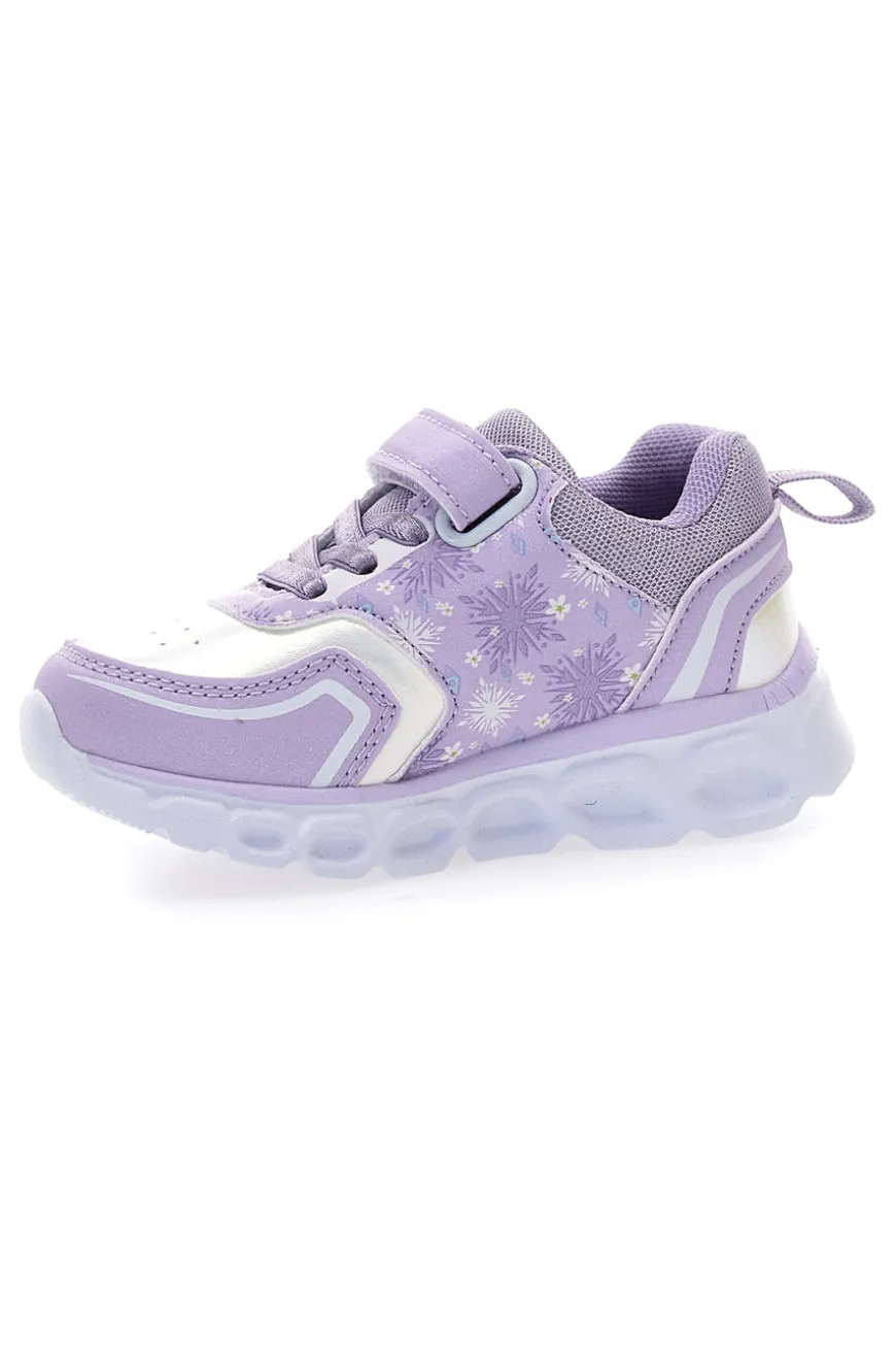 Frozen D4310662S lila Schuhe mit Lichtern und Perlglanzeffekt