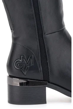 GIAN MARCO VENTURI SV0183 Hohe schwarze Stiefel