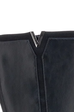 GIAN MARCO VENTURI SV0183 Hohe schwarze Stiefel