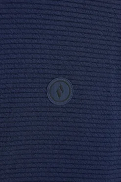 Gilet Blu con Zip e Collo Alto Skechers JA249