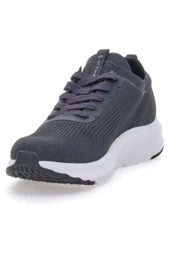 Grau-weiße Laufschuhe mit Mesh-Obermaterial LOTTO SPEEDRIDE 1000