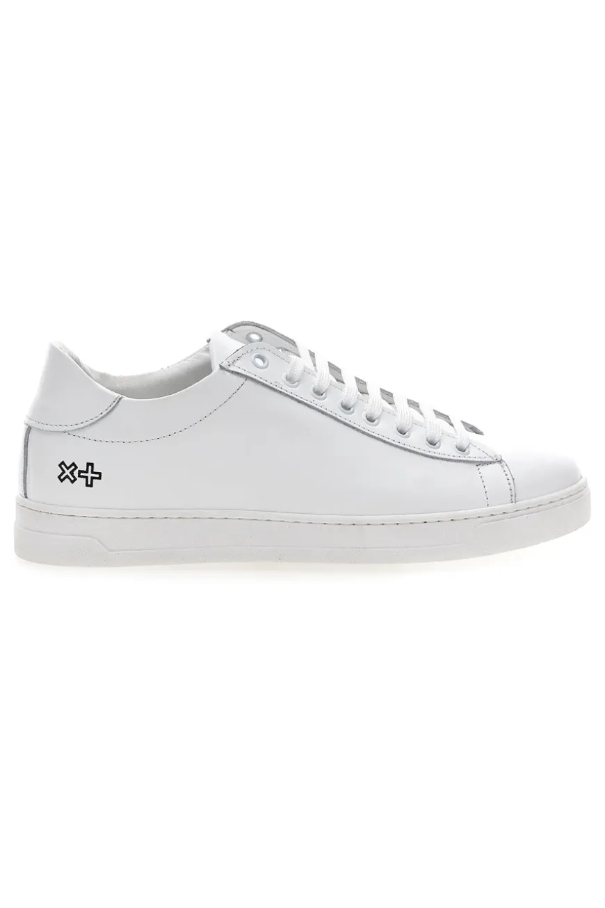 Herren Leder Turnschuhe weiß Ptr 2999