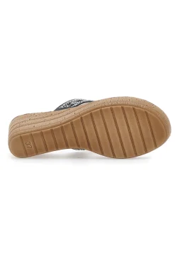 Inblu 45 GM Wedge Flip-Flops Schwarz