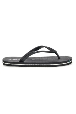 Infradito nere con fascetta nera Champion Big classic evo ii