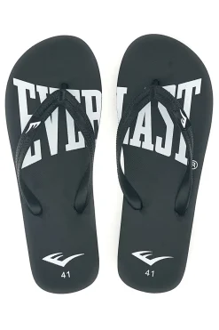 Infradito nere con logo Everlast EV010