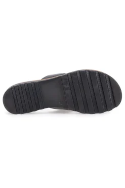 Infradito nere con zeppa Pittarello 664