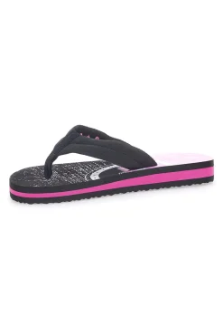 Infradito nere e fucsia con stampa grafica da donna Australian AU24W408