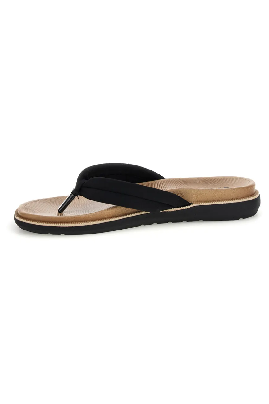 Infradito nero beige dual density Inblu 04 SF