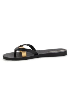 Infradito Nero Fascia Metallizzata Ipanema IP81805