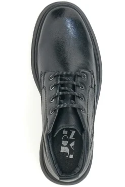 Johes Land Schwarze Schnürschuhe 23031