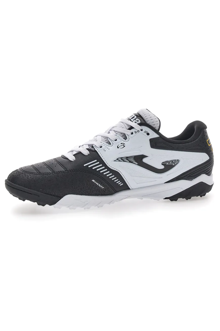Joma Cancha 2501 Turf Fußballschuhe in Schwarz und Weiß