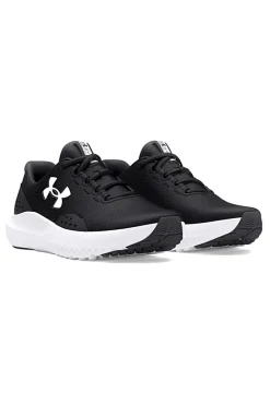 Jungen schwarz Mesh Turnschuhe Under Armour BGS Surge 4