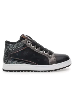 Laura Biagiotti AG1751016511 schwarze Sneakers mit Glitzerdetails
