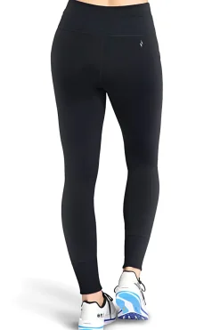 Leggings neri in tessuto go flex con vita regolabile Skechers LG74