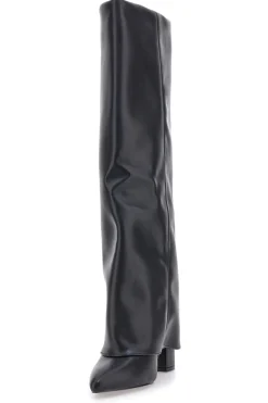 Le Havre Paris C217252 Schwarze Stiefel mit spitzem Blockabsatz