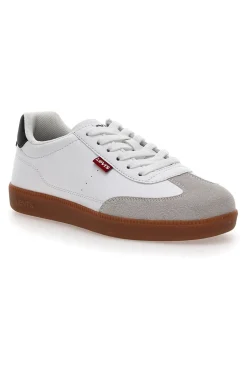 LEVI'S JACKSON weiße Turnschuhe mit Schnürsenkeln