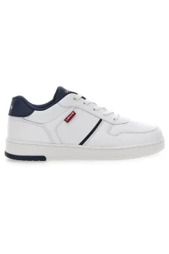 Levi's – Kick SE – Sneaker in Weiß und Marineblau