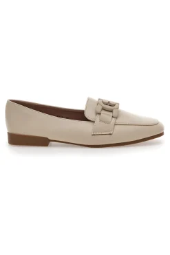 Loafer Beige con Morsetto Ton-Su-Ton First Lady 401