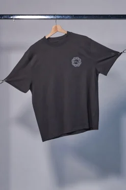 Maglia a Maniche Corte Nera 100% cotone Boardman PT-M-T-2002