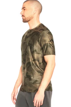 Maglietta militare a girocollo SKECHERS GO DRI All Day Camo