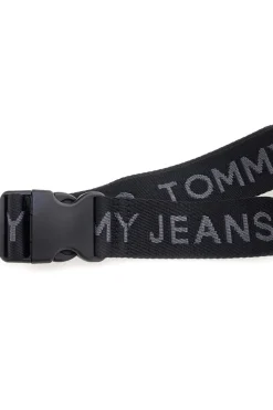 Marsupio nero in tessuto con logo Tommy Jeans Daily Bumbag