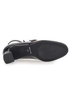 Mary Jane in vernice nera con cinturino alla caviglia PITTARELLO GLAM 3622