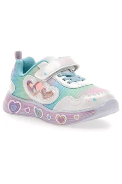 Mehrfarbige Schuhe mit Lichtern und Riemen Pitt Kinder 11314
