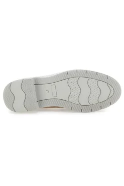 Mocassini Beige Con Bocca di Leone Prima Riga 21153IGNIS