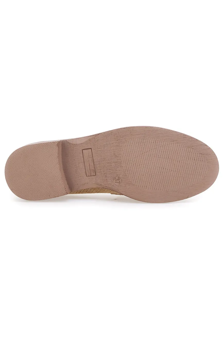 Mocassini beige con morsetto Le havre paris RQ2652