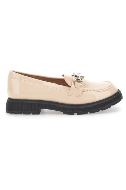 Mocassini beige con morsetto GRAZIE 39P241W