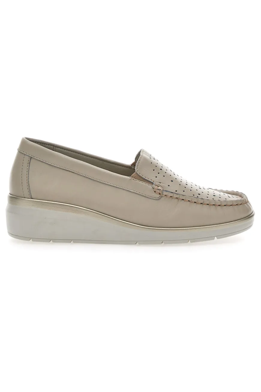 Mocassini Beige Mio Tempo 21178