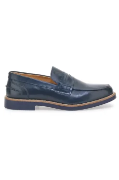 Mocassini Blu con Bocca di Leone PITTARELLO 8027
