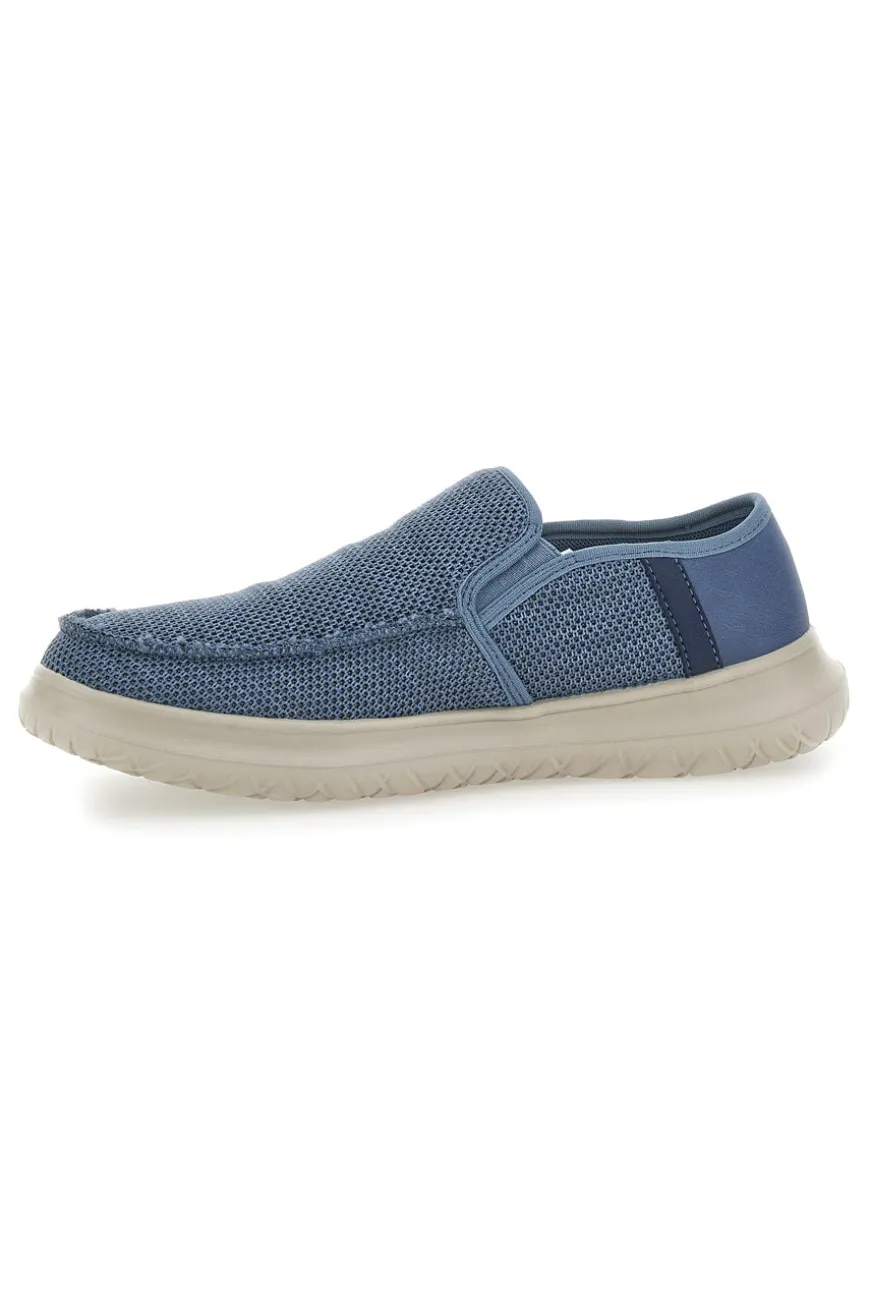 Mocassini Blu con Tomaia in Mesh ROUTE 66 RO51802