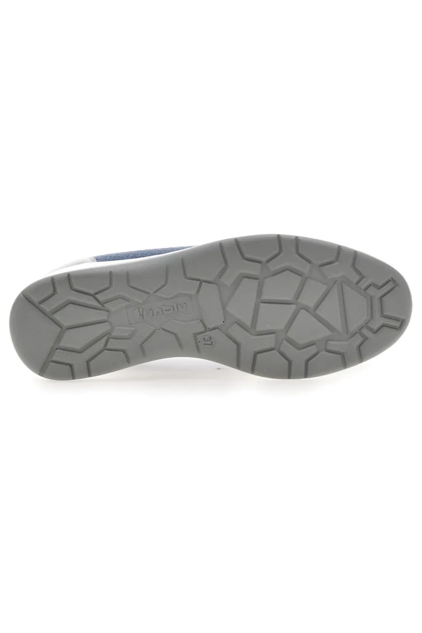 Mocassini Blu con Tomaia in Mesh e Platform INBLU 41 IC