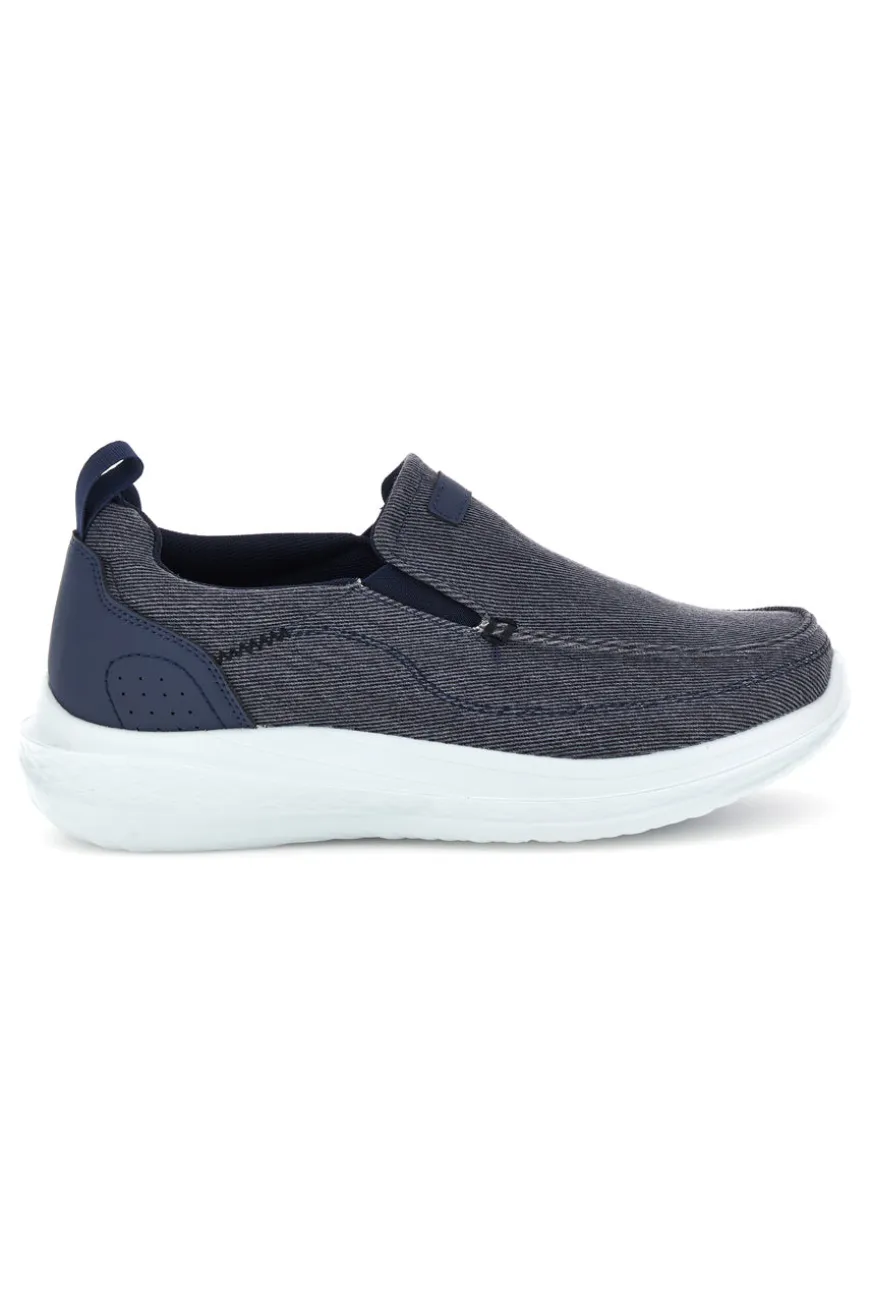 Mocassini blu in tessuto leggero Jerpoint PK6130C