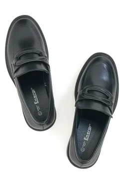 Mocassini con Tacco Nero Energy 192
