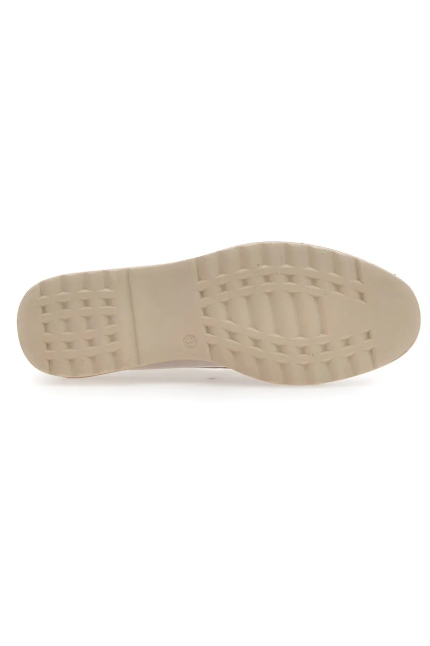 Mocassini In Vernice Beige Le Havre Paris 526820