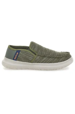 Mocassini Khaki con Tomaia in Mesh ROUTE 66 RO51802