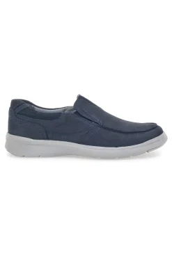 Mocassini Navy con Tomaia in Pelle JOHES LAND K106