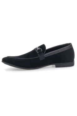 Mocassini neri con morsetto Claremorris 218014A