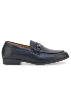 Mocassini neri con morsetto Longford 2Y08513
