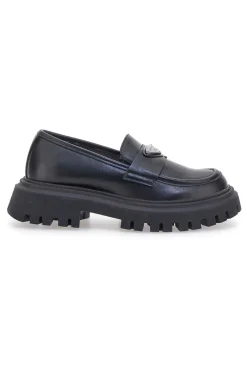 Mocassini neri con suola platform LAURA BIAGIOTTI 92339277