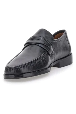 Mocassini Neri In Vera Pelle Claremorris 567