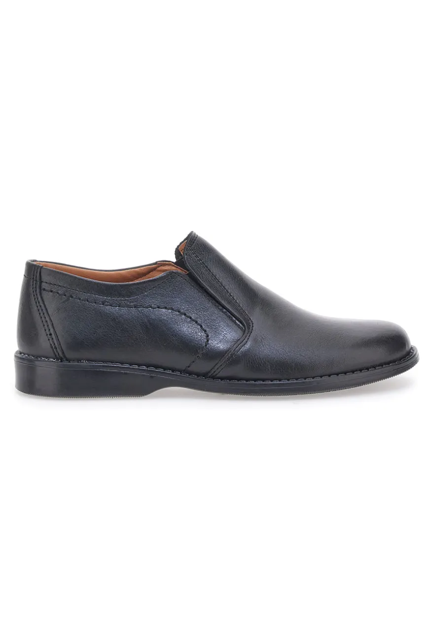 Mocassini Neri In Vera Pelle Made In Italy Jerpoint 3